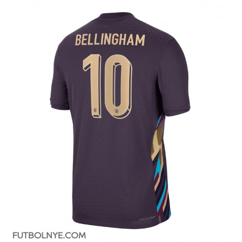 Camiseta Inglaterra Jude Bellingham #10 Visitante Equipación Eurocopa 2024 manga corta